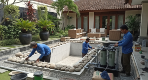 Spesialis Kolam Ikan Hias Dan Taman Air Untuk Area Kabupaten Pringsewu