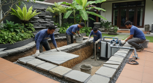 Layanan Pembuatan Kolam Koi Berkualitas Di Kabupaten Merangin